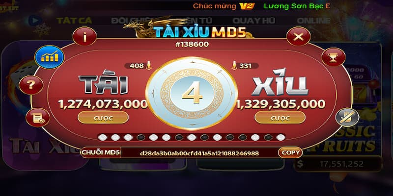 Mẹo chơi tài xỉu MD5 hiệu quả tại W88