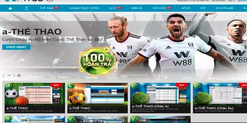 Tính năng hỗ trợ cá cược bóng đá tại W88