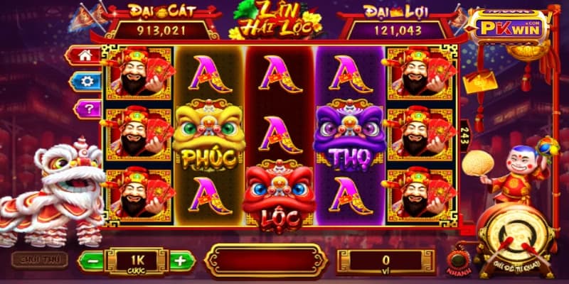 Tỷ lệ nổ thưởng cao luôn hấp dẫn của slot Lân Hái Lộc